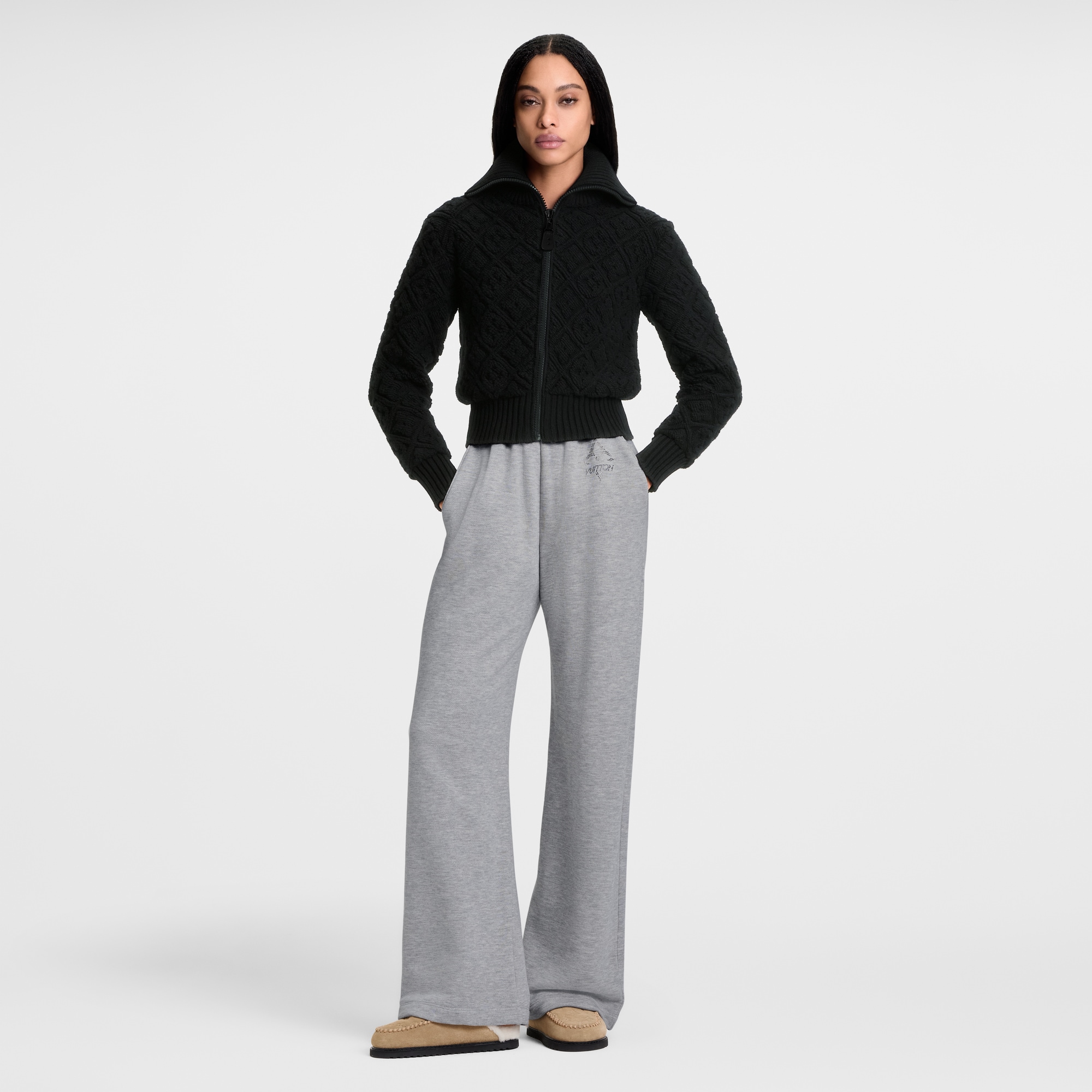 Monogram Toweling Zip-Up Jacket - Women - Ready-to-Wear | LOUIS